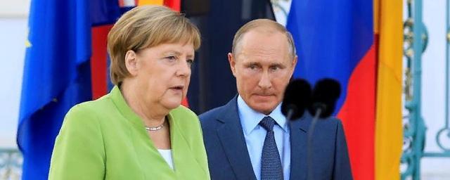 Меркель и Путин провели телефонную беседу