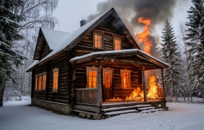 Двое тюменцев погибли в результате пожара в нежилом доме