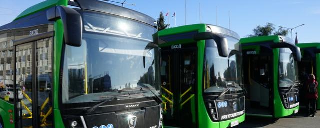 В Иркутске запустили на линию 34 новых автобуса НЕФАЗ