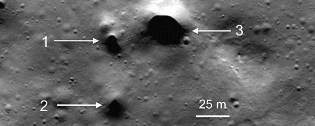 Ученые обнаружили на северном полюсе Луны следы потухших вулканов