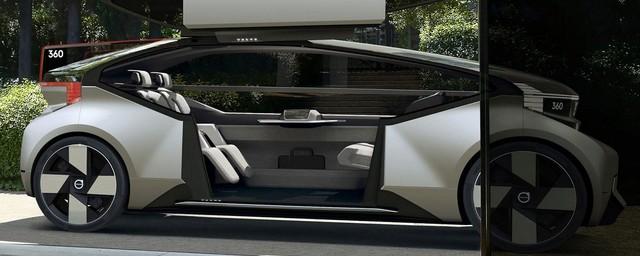 Компания Volvo представила концепт беспилотного авто 360c