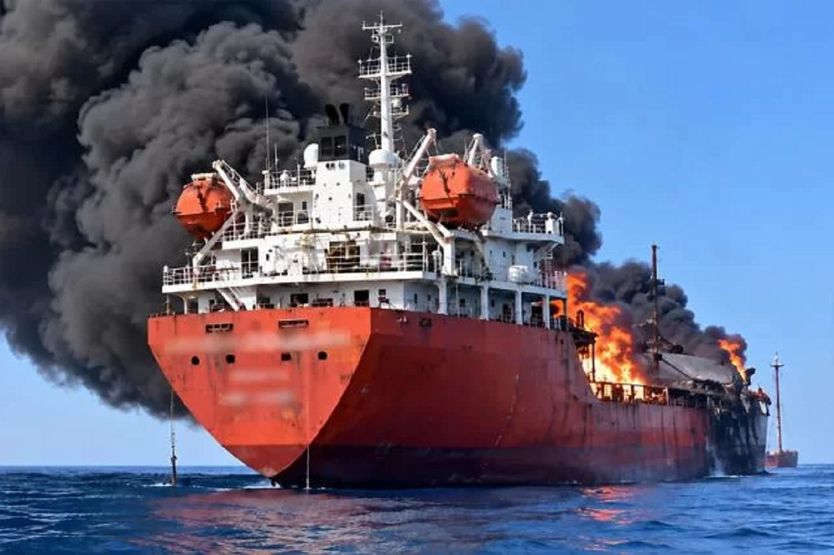 Второй за сутки нефтяной танкер подорвался на мине в Ормузском проливе
