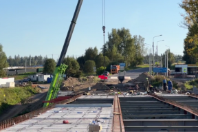 В Рузском муниципальном округе завершен ремонт опор моста в деревне Поречье