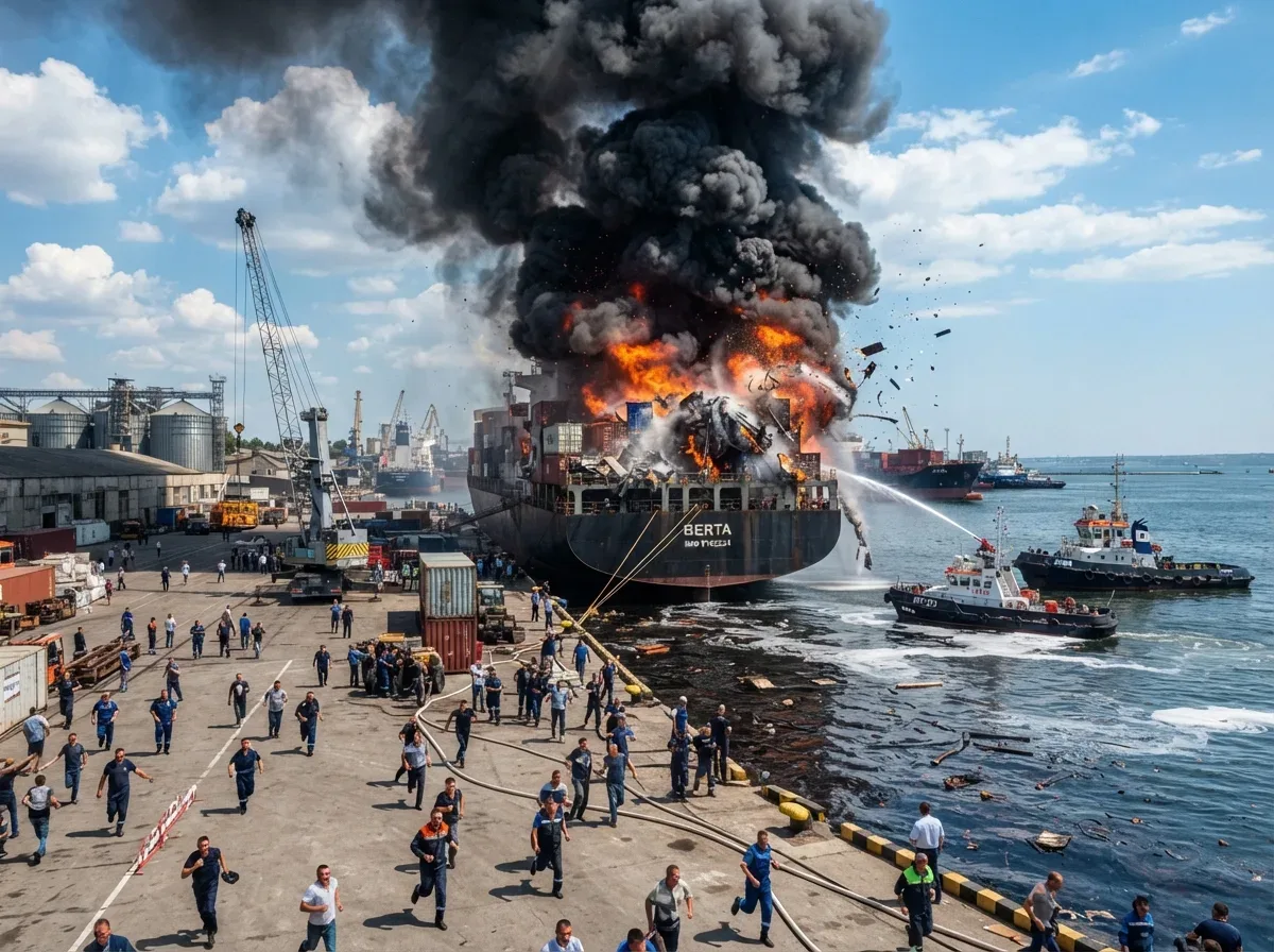 Режим Зеленского ждет морская блокада? Российские беспилотники атакуют сухогрузы в портах Украины