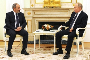 Путин на встрече с Пашиняном заявил, что отношения с Арменией развиваются хорошо