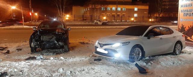 В Новосибирске водитель пострадал массовом ДТП