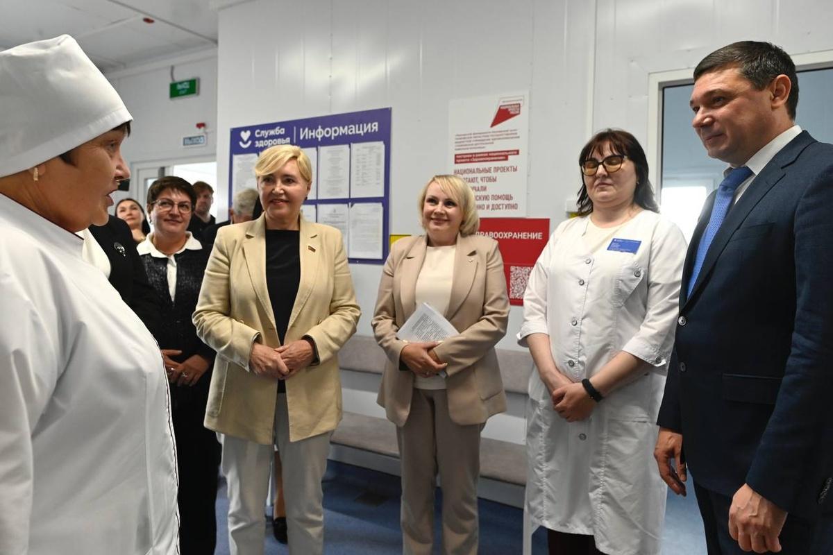 Евгений Первышов проверил два новых ФАПа в Тамбовской области