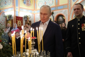 Путин провел параллель между ролью военных и Спасителя в рождественском обращении