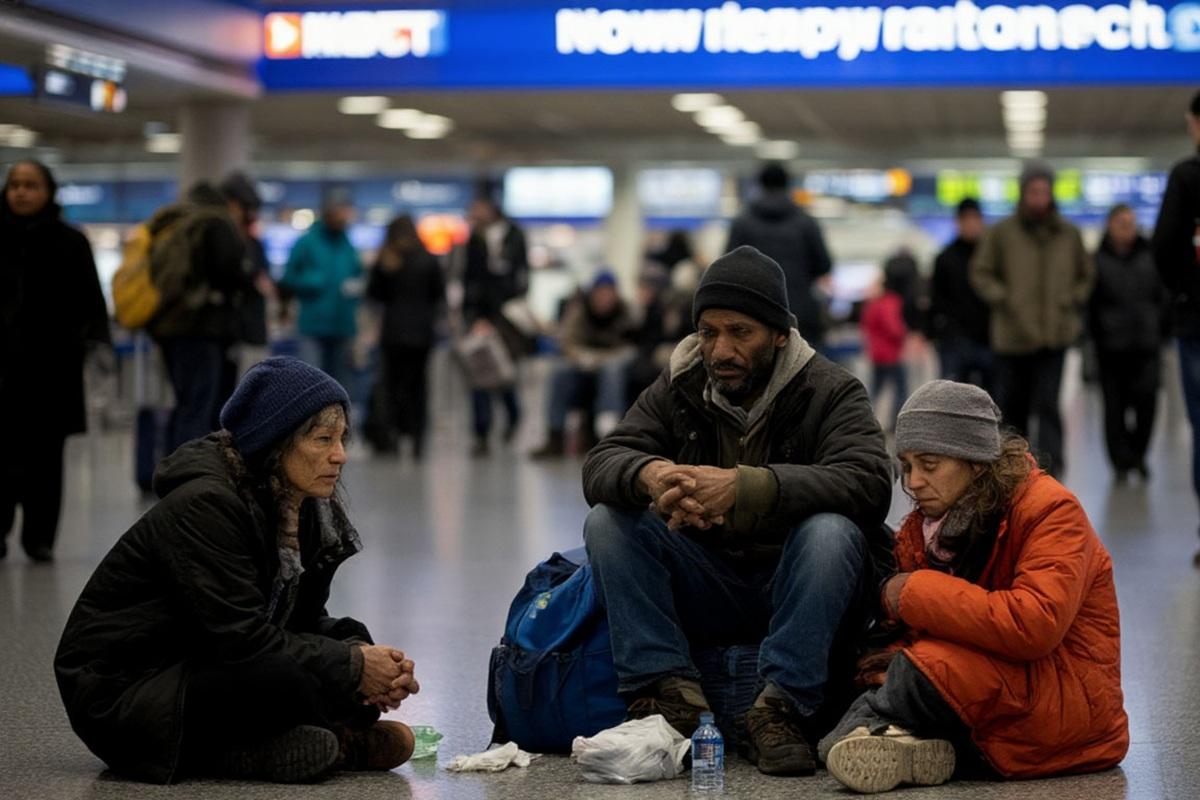 Крупнейший аэропорт США захватили бездомные, превратив его в проблемную зону для туристов