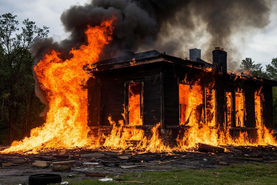 Житель Алтайского края получил 18 лет колонии за поджог военкомата