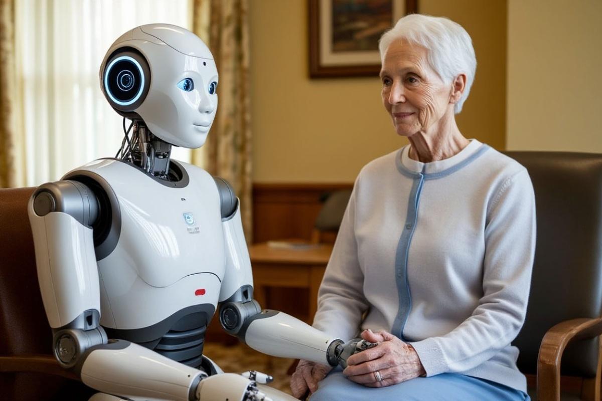 Социальные роботы могут заменить сиделок в домах престарелых