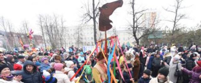 В центре Казани прошли традиционные масленичные гуляния