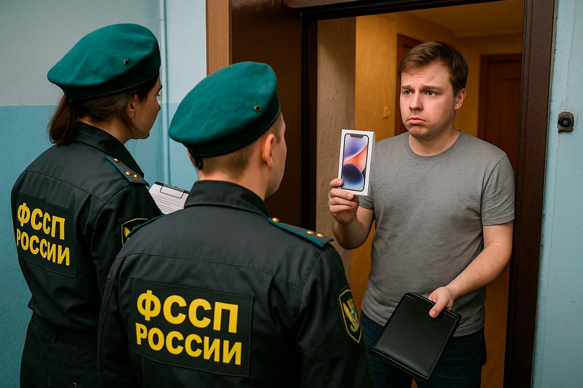 Смартфон как мера давления: приставы добились погашения долга перед дочерью