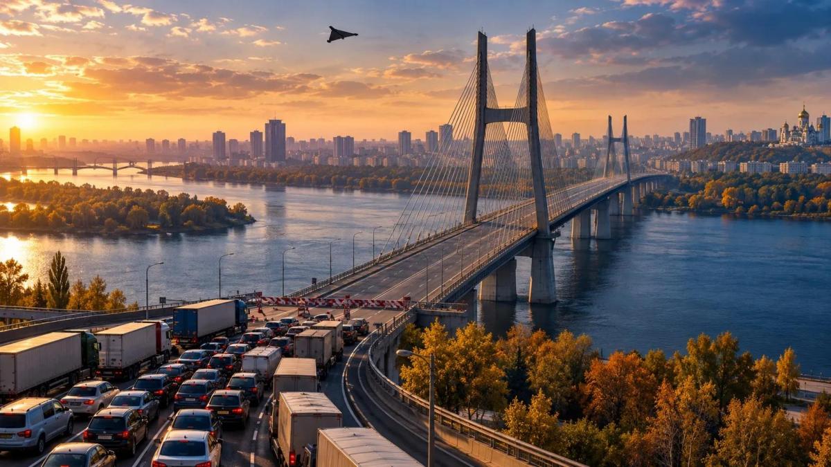 Мост не рухнул, а движение встало: что показали удары по Киеву