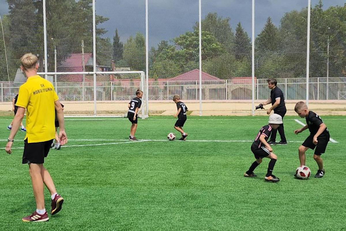 В городском округе Пушкинский каждый может стать футболистом на бесплатной тренировке