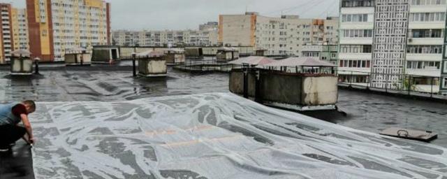 Из-за ливня в Обнинске обрушилась плита перекрытия в многоэтажке