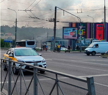 В Подмосковье загорелся ТРЦ Галерея