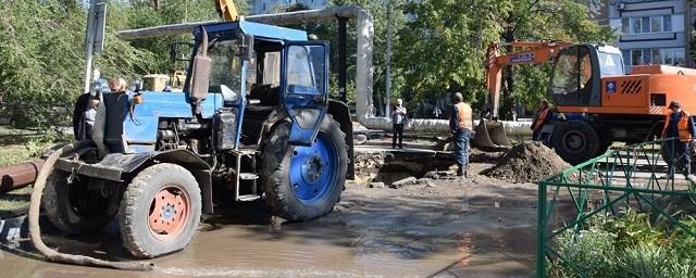 Три дома и детсад в Ульяновске остались без водоснабжения