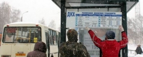 Остановочные павильоны Дзержинска начали оснащать расписанием движения общественного транспорта