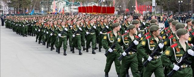 В Южно-Сахалинске 26 апреля пройдет первая репетиция парада Победы