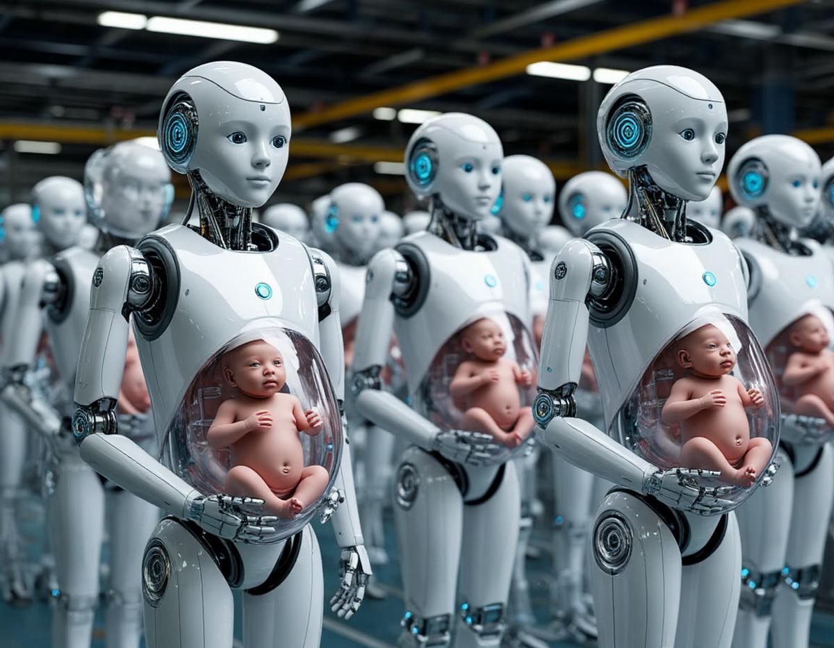 Китайцы создают робота для вынашивания детей. Женщинам больше не придется рожать? «Мама» за 1 млн рублей