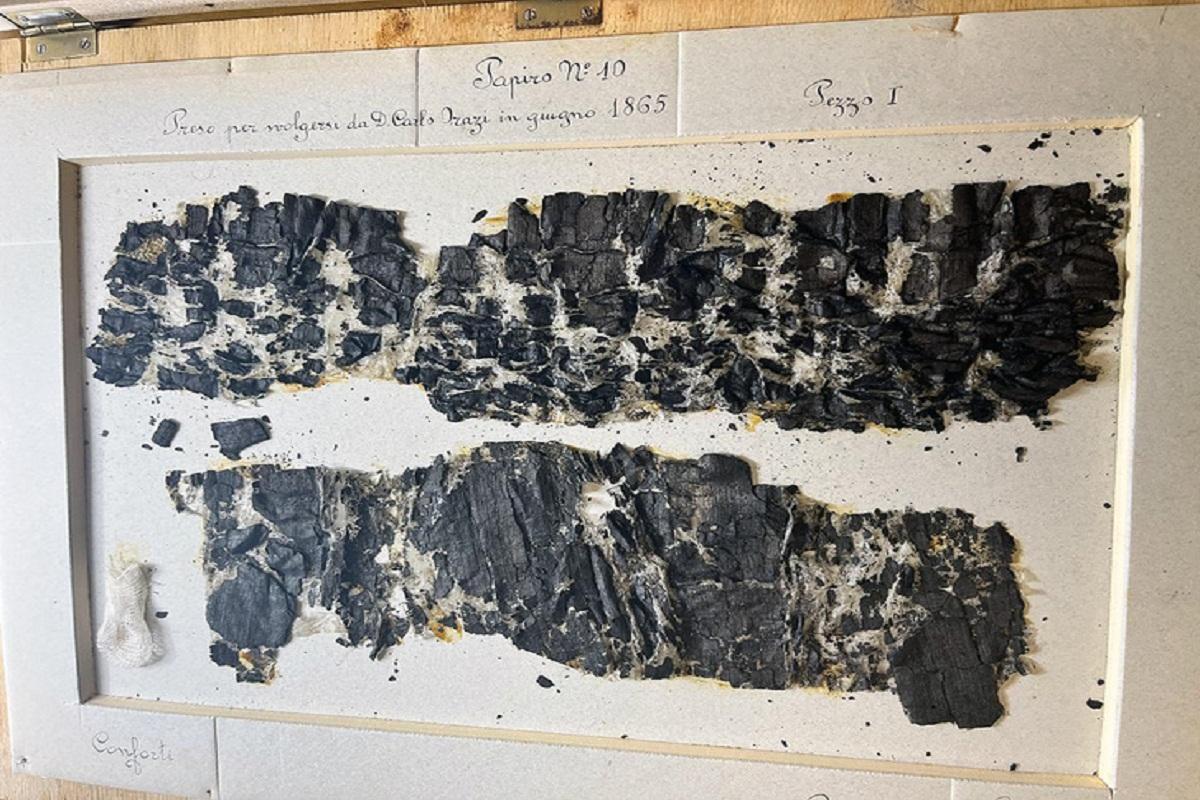 ИИ расшифровал надписи на свитке, обнаруженном в древнем Геркулануме