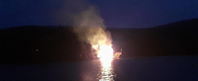 На Южном Урале произошел пожар в туристическом комплексе