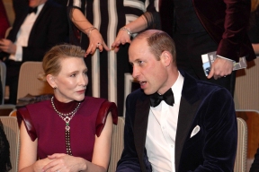 Prince William appeared without wife Kate at the BAFTA Awards