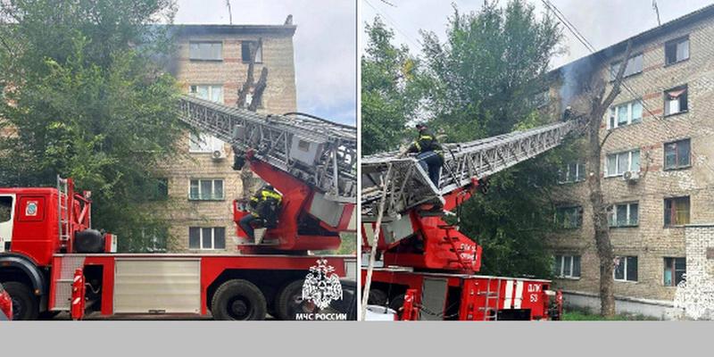 Из горящего общежития в Воронеже эвакуировали восемь человек, в том числе пятеро детей