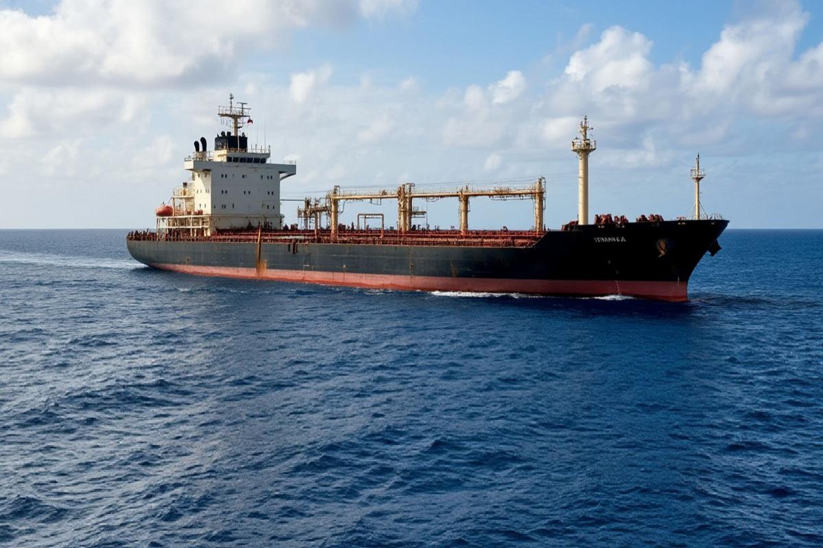 Экипаж танкера под санкциями США нарисовал флаг России, чтобы избежать задержания