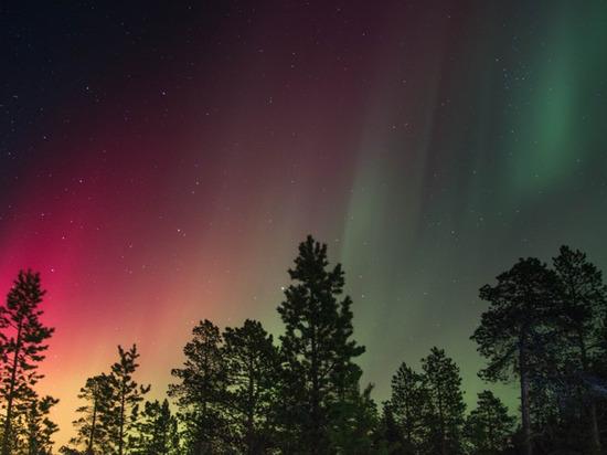 Прошлой ночью в Ивановской области заметили северное сияние