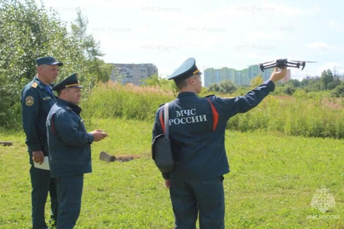 В Орле инспекторы ГИМС контролируют водоемы с помощью беспилотника
