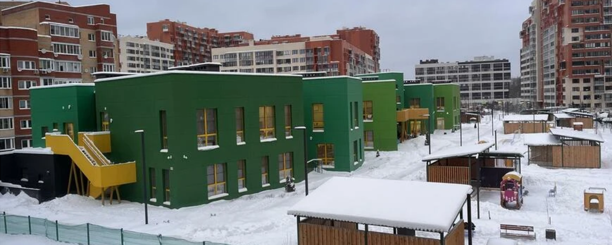 В красногорском ЖК «Отрада» продолжается строительство школы на 1375 мест