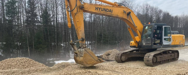 На трассе между Морками и Йошкар-Олой засыпали провал