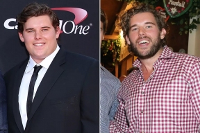 Сын Шварценеггера Кристофер впервые вышел в свет после радикального похудения