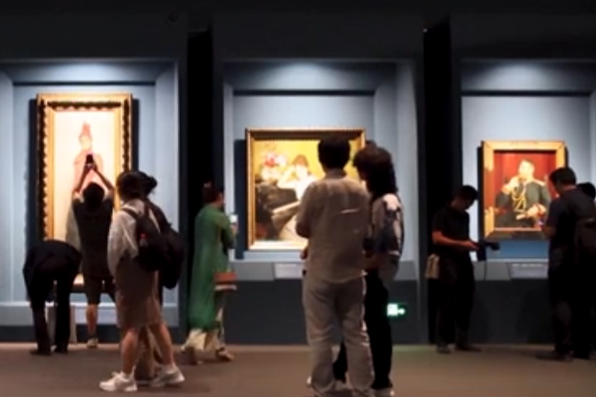 Пекин впервые увидел масштабную выставку Репина