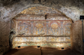Под Палатинским холмом в Риме нашли часть банкетного зала, украшенного мозаикой возрастом 2300 лет