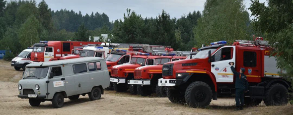 В Рязанской области из-за лесных пожаров эвакуируют еще один поселок