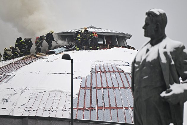 Пожар в Театре сатиры в Москве потушили
