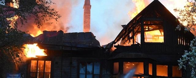 В Карелии сгорел памятник архитектуры начала XX века