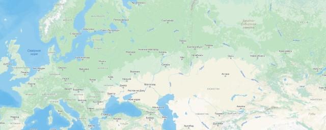 Сервис «Яндекс. Карты» перестал показывать границы государств и российских регионов