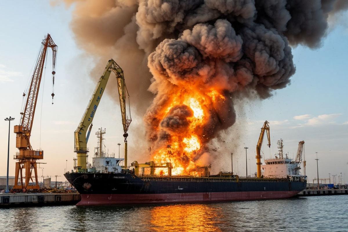 ВС РФ поразили нефтеналивной терминал ВМС Украины