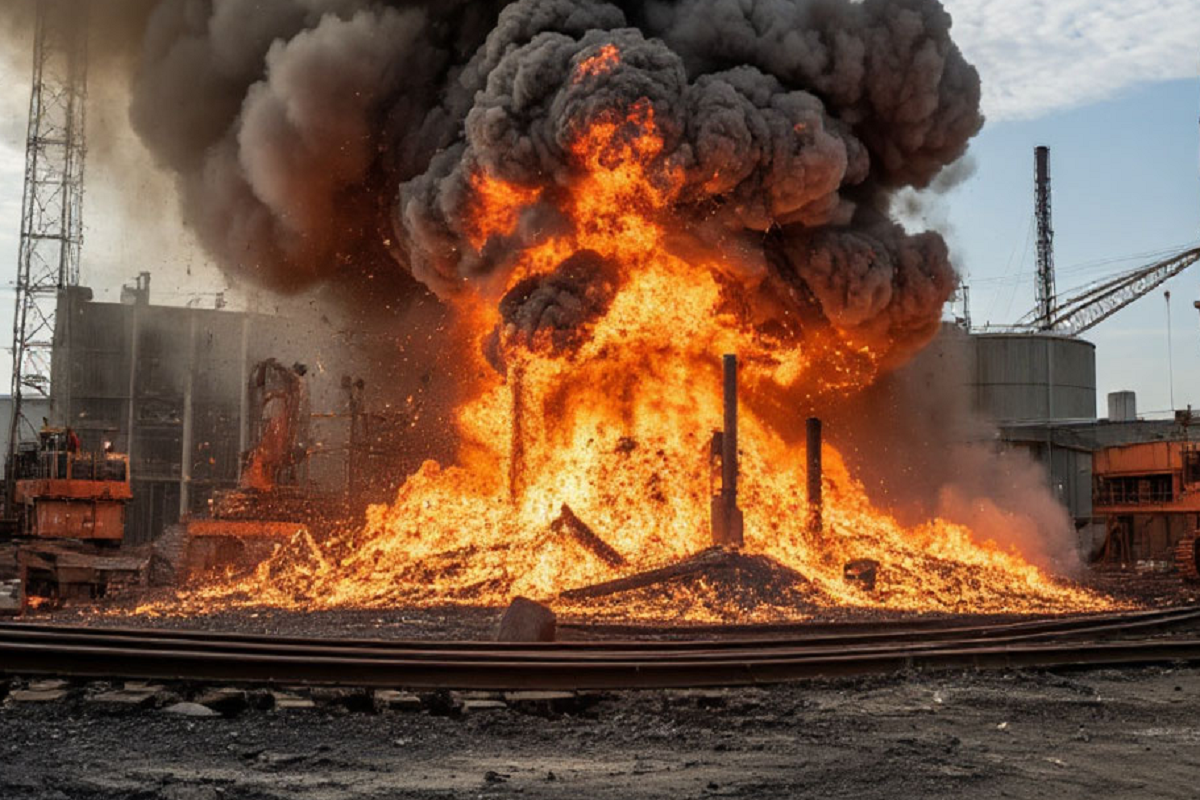 В Дзержинске на заводе взорвалось карбонильное железо