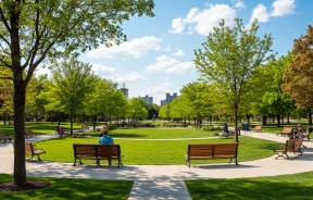 В Подмосковье будут обновлены 17 парков, 10 набережных, девять лесопарков