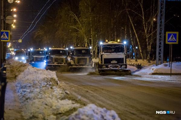 Новую смесь для очистки от снега будут использовать на новосибирских дорогах