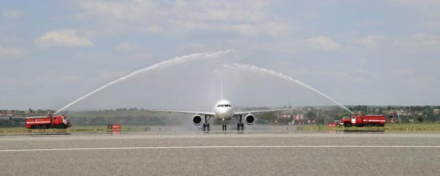 Во Владикавказе аэропорт принял первый рейс «Уральских авиалиний»