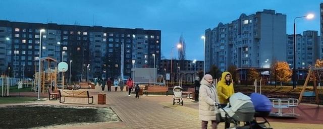 В тамбовском сквере Киквидзе заработало уличное освещение