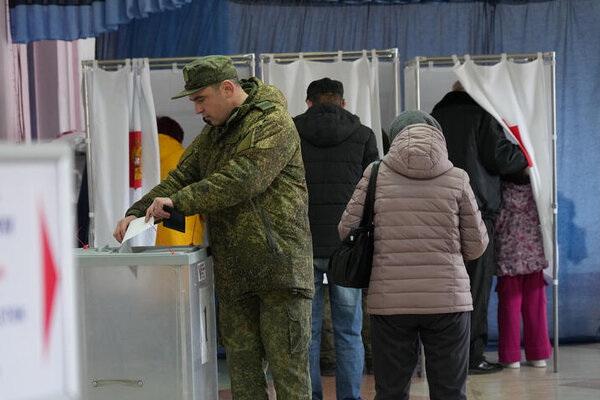 ЦИК: в первый день голосования явка избирателей на выборах президента РФ составила 35%