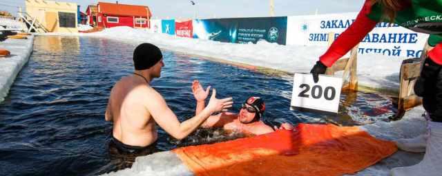 В Тюмени зафиксировали рекорд по пребыванию «моржей» в ледяной воде