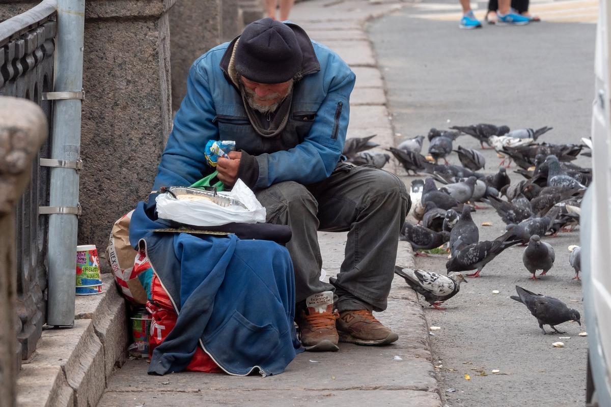 В Петербурге резко выросла смертность среди бездомных